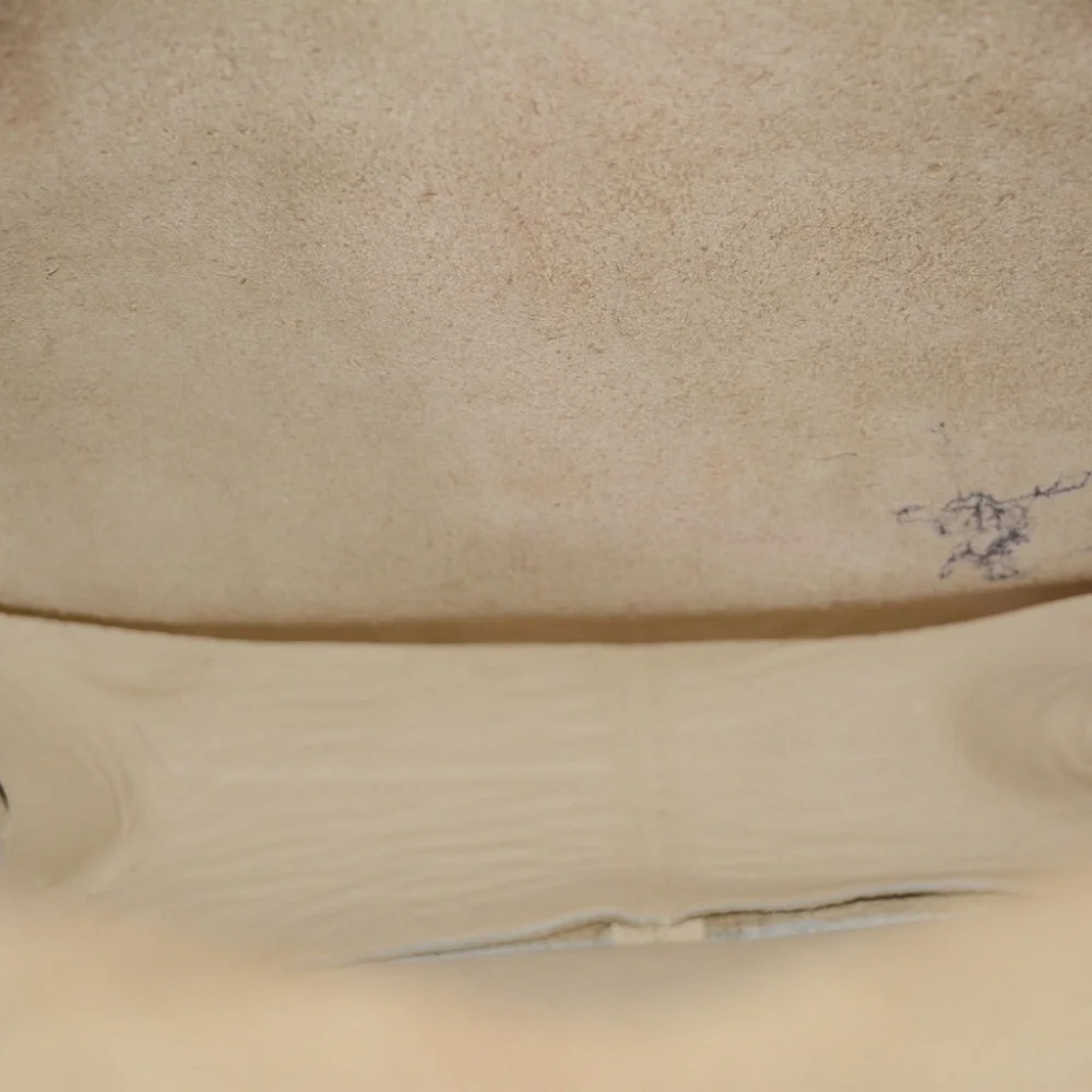 Vintage Y2K Coach Stewardess Bag Beige Leather Messenger Crossbody Purse 9525 - Picture 10 of 11